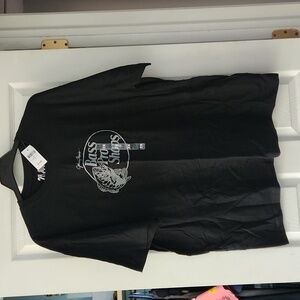 Mens black bass pro t-shirt